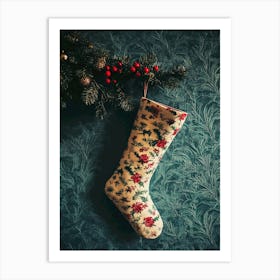 Christmas Stocking Art Print