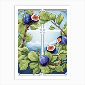 Figs Illustration 1 Art Print