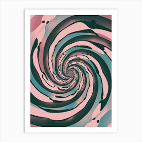 Abstract Spiral Art Print