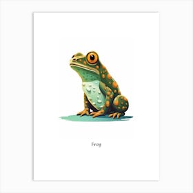 Frog Kids Animal Poster Art Print