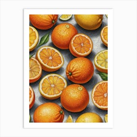 Oranges Art Print