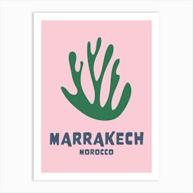 Marrakech Pink Art Print