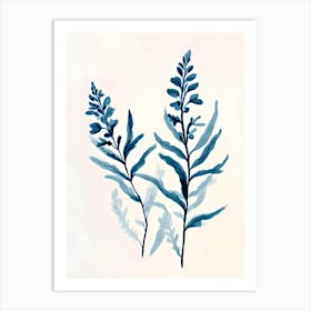 Blue Eucalyptus Art Print