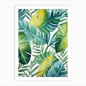 Tropical Leaves 5 Art Print