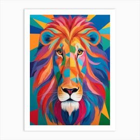 The Color Lion Art Print