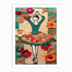 Ballerina On Pointe Art Print