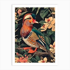 Mandarin Duck Art Print