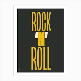 Rock N Roll Art Print