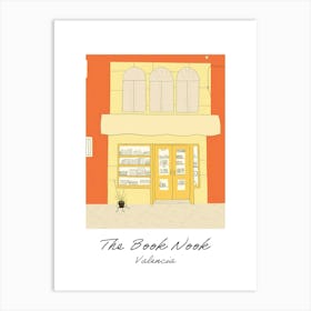 Valencia The Book Nook Pastel Colours 3 Poster Art Print