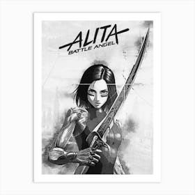 Battle Angel Alita 99 Art Print