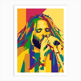 Taylor Hawkins Wpap pop art Art Print