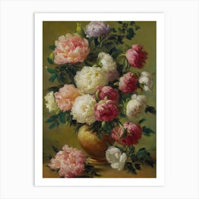 Peony Painting 1 Flower Art Print