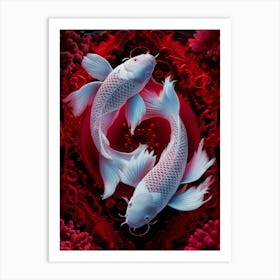 Koi Fish Art Print