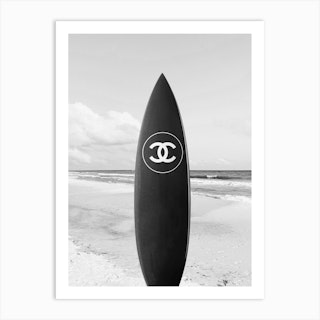 Chanel Surfboard 3 Art Print by Arteve Gallery - Fy