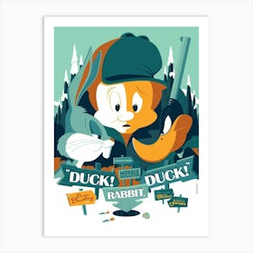 Duck! Rabbit, Duck! (1953) Art Print