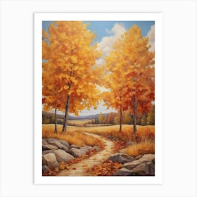 Autumn Trees Art Print