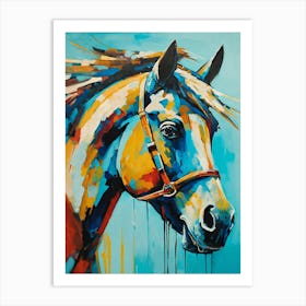 Horse Painting Art Print