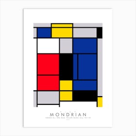 Mondrian Tableau Art Print