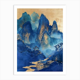 Chinese Mountains 25 Art Print