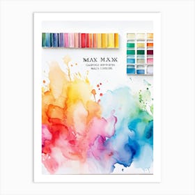 Watercolor Painting 2 Art Print