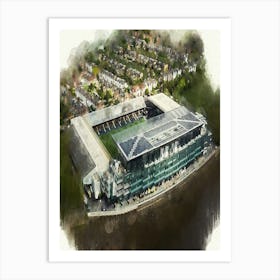 Fulham Craven Cottage Art Print