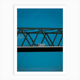 Camper Crossing The Kiel Canal Art Print