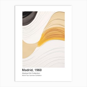 World Tour Exhibition, Abstract Art, Madrid, 1960 5 Art Print