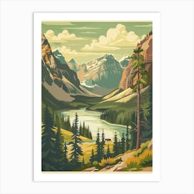 Retro Poster Art Print