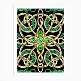 Abstract Celtic Knot 15 Art Print