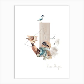 Plage Art Print