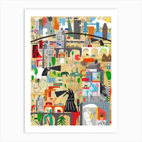 Sounds Of The City Art Print