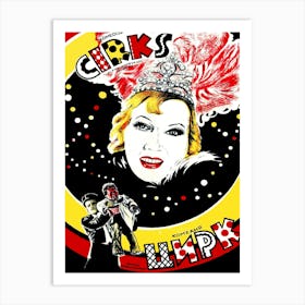 Circus, Comedy, Soviet Movie Poster Art Print