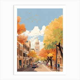 Pretoria In Autumn Fall Travel Art 1 Art Print