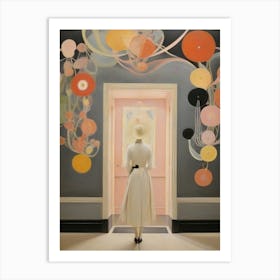 girl Runs Through The Corridors Of Her Mind 1 Art Print