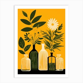 Vases Of Flowers 1 Art Print