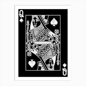 Queen Of Spades Art Print