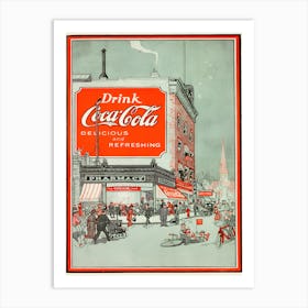 Drink Coca Delicious Refreshing Affiche