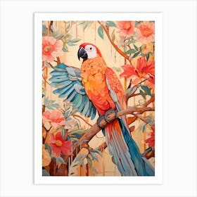 Macaw 3 Detailed Bird Painting Art Print