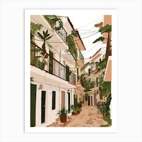 Street In Spain 3 Art Print