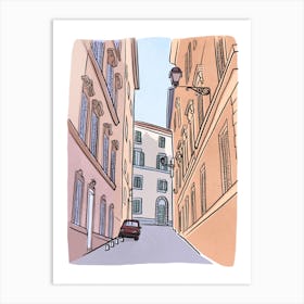 Streets Of Italy Art Print