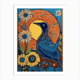 Bird In The Garden Art Print