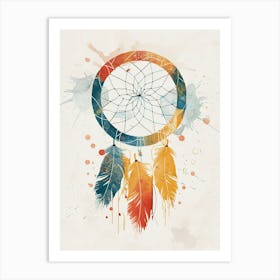 The Art Of Cosmic Flow Mid Century Style Art Print