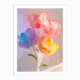 Dreamy Inflatable Flowers Peony 2 Art Print