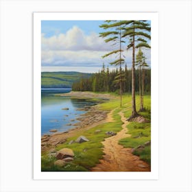 Path To The Lake Art Print