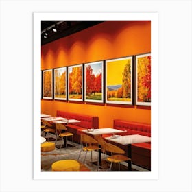 A Seamless Presentation Of Signs Set In An Abbot Point Style Reception Design With Warm Autumn Colo (5) 1 Art Print