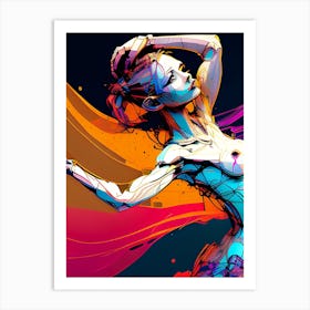 Abstract Female Painting Art Print