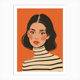 Portrait Of A Woman 550 Art Print