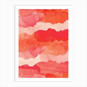 Abstract Watercolor Painting 78 Art Print