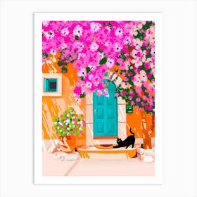 Blue Door Art Print