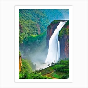 Jog Falls, India Majestic, Beautiful & Classic Art Print